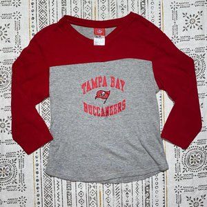 Tampa Bay Buccaneers Long Sleeve Boys Shirt Medium